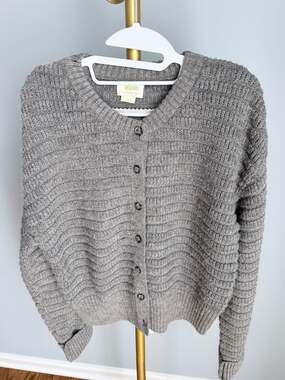 Maeve by Anthropologie Ribbed Knit Button-Front Cardigan